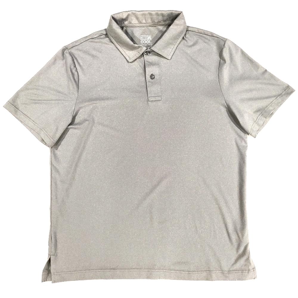 𝅺3/$20 32 Degrees Gray Athletic Polo Shirt